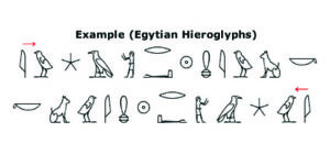Boustrophedon.hiérogliphes